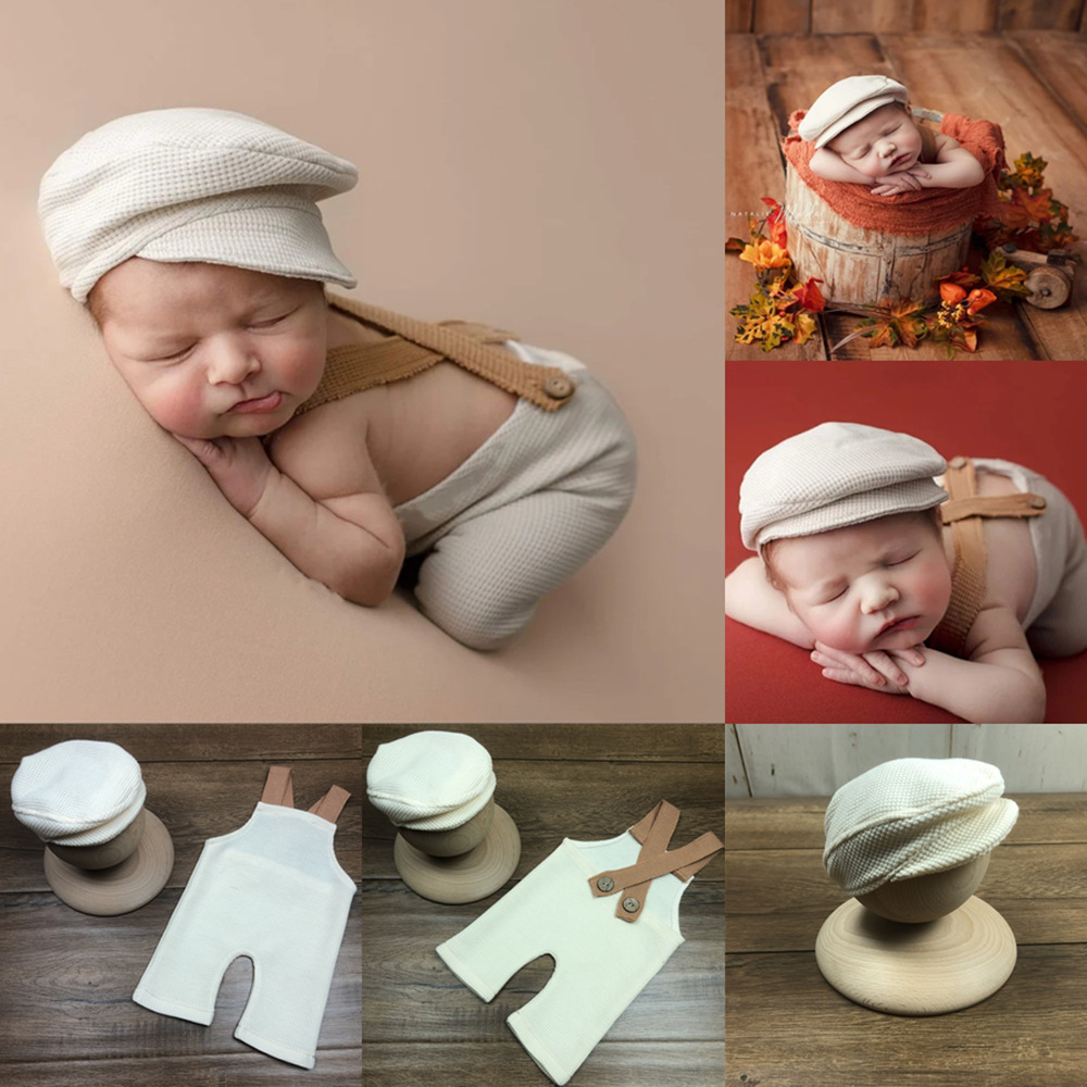 Infant Photography Props Outfit - ชุดอุปกรณ์ประกอบฉากการถ่ายภาพถ่ายรูปเด็กทารกแรกเกิดชุดหมวกและชุดคลุมถ่ายรูปเด็กทารกอุปกรณ์เสริมสำหรับเด็กผู้ชายเด็กผู้หญิง