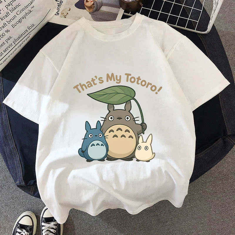 Baby Clothes - เสื้อยืดลายโทโทโร่เพื่อนบ้านของฉัน ผ้าฝ้าย ลายอนิเมะ เสื้อผ้าลำลองสำหรับเด็ก เสื้อเด็กผู้หญิง วัยเตาะแตะ