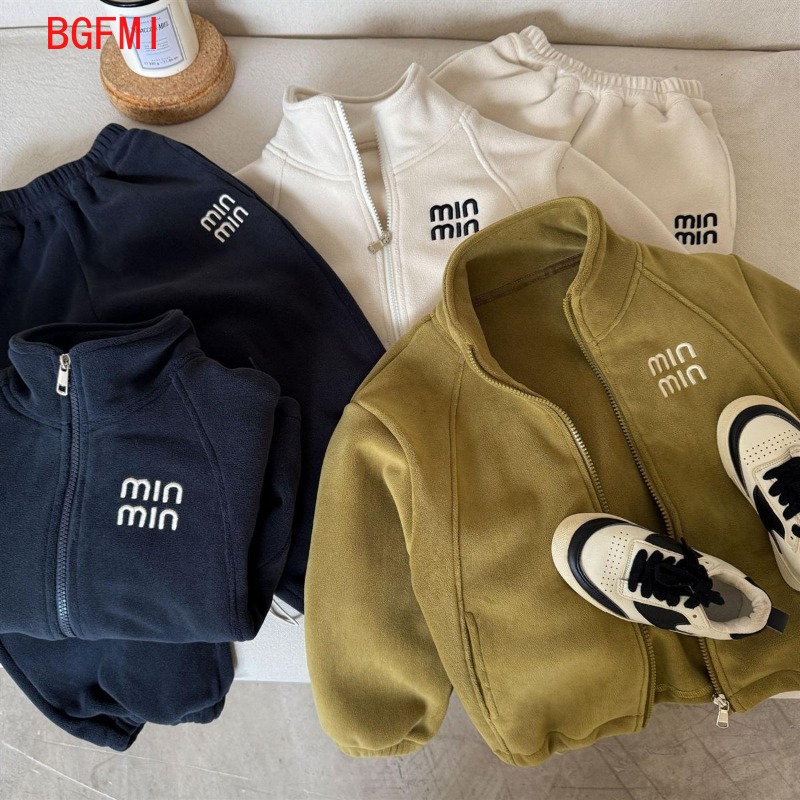 Toddler Boy Winter Fleece Jacket - ชุดเสื้อผ้าลำลองสำหรับเด็กเล็ก ฤดูใบไม้ผลิ ฤดูใบไม้ร่วง ฤดูหนาว เสื้อแจ็คเก็ตขนฟลีซออโรร่าสองด้าน +