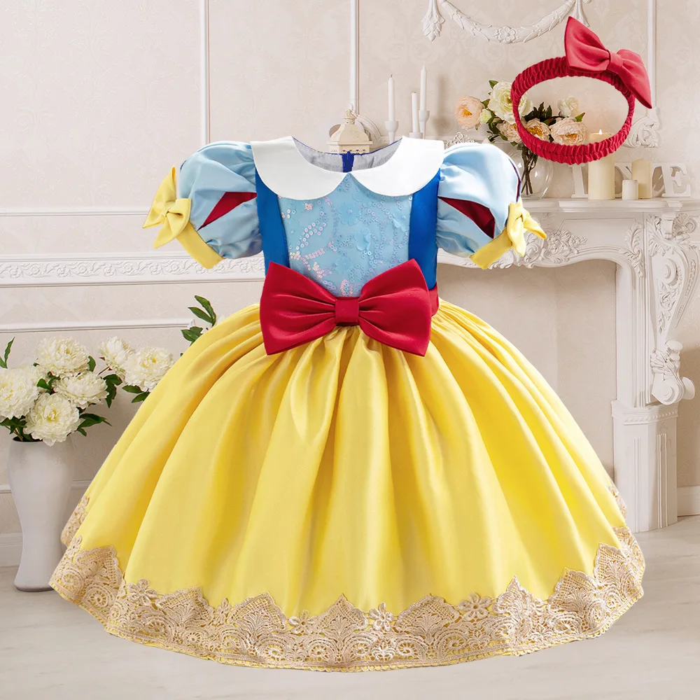 Toddler Girl Tulle Party Dress - ชุดเดรสปาร์ตี้ Tutu สีเหลืองสำหรับเด็กผู้หญิงชุด2ชิ้นเดรสเจ้าหญิงเด็กผู้หญิงเด็กวัยหัดเดินผ้าคลุมไหล่วันเกิดวินเทจชุดวันหยุดทุกวัน