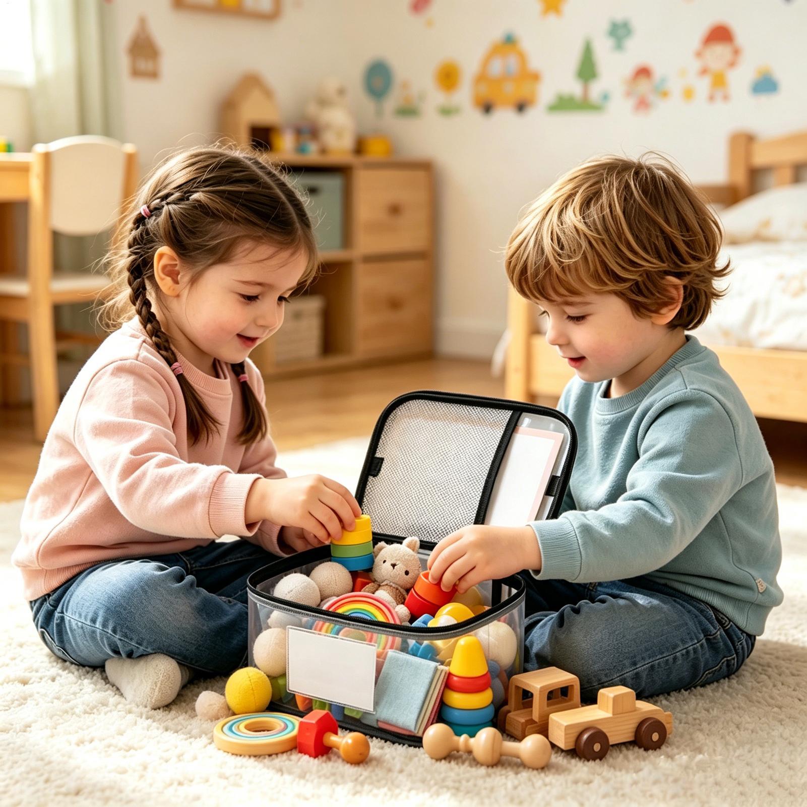 ถุงเก็บของเล่นใส 6 ชิ้น พร้อมป - Nursery บทวิจารณ์และราคา