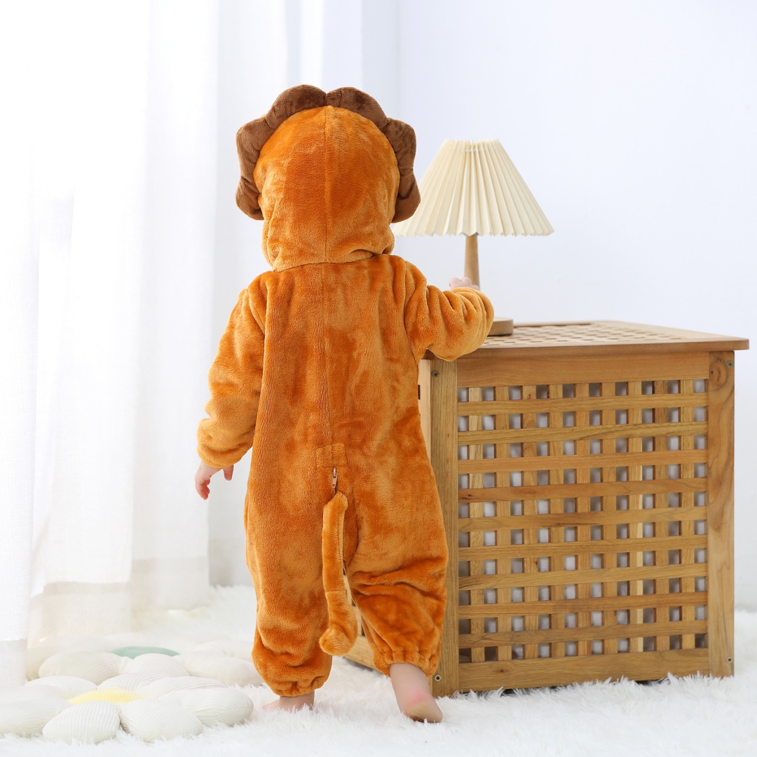 ทารกแรกเกิดน่ารักสิงโตสัตว์การ - Cotton Baby Onesies Zipper บทวิจารณ์และราคา