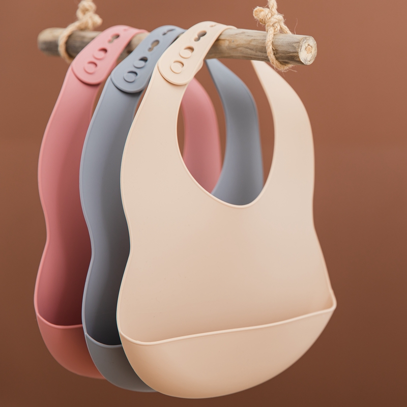 0-3ปีเอี๊ยมทารก BPA ฟรีซิลิโคน - Waterproof Baby Bibs Silicone บทวิจารณ์และราคา
