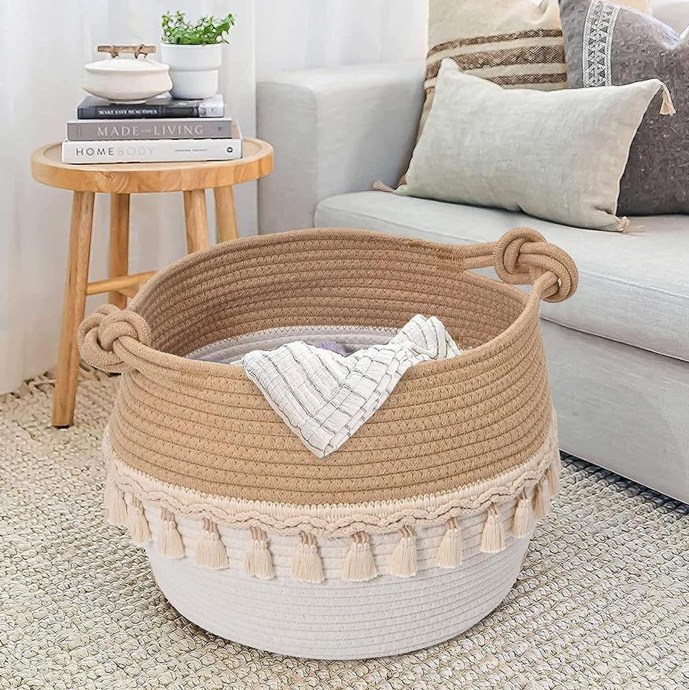 BEIDUOLE ตะกร้าเก็บของทำมือทัน - Diapering บทวิจารณ์และราคา