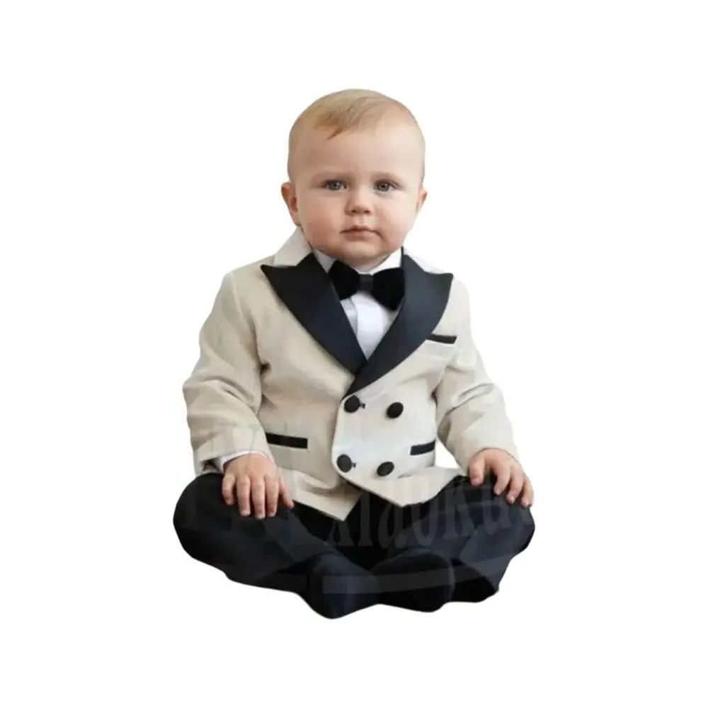ชุดสูทเด็กผู้ชาย 2 ชิ้น สไตล์เ - Baby Boy Suit Set Baptism บทวิจารณ์และราคา
