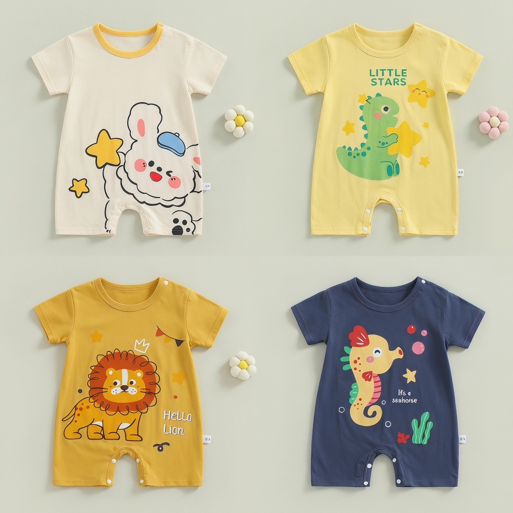 ชุดบอดี้สูทผ้าฝ้ายลินินสำหรับเ - Baby Summer Linen Sleeveless Jumpsuit บทวิจารณ์และราคา