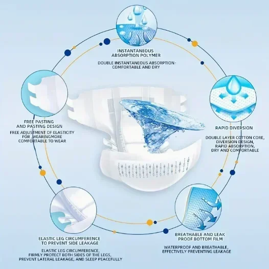 ผ้าอ้อมสำเร็จรูปสำหรับผู้ใหญ่แ - Diapering บทวิจารณ์และราคา