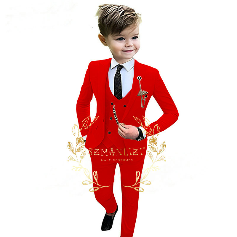 เด็ก Beige Blazer เสื้อกั๊กกาง - Baby Boy Suit Set Baptism บทวิจารณ์และราคา