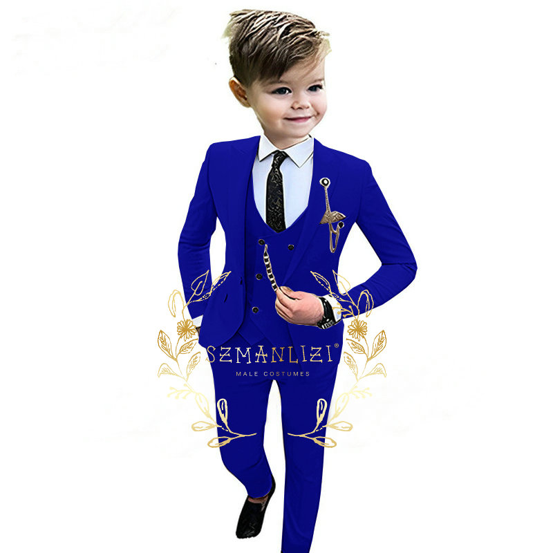 เด็ก Beige Blazer เสื้อกั๊กกาง - Baby Boy Suit Set Baptism บทวิจารณ์และราคา