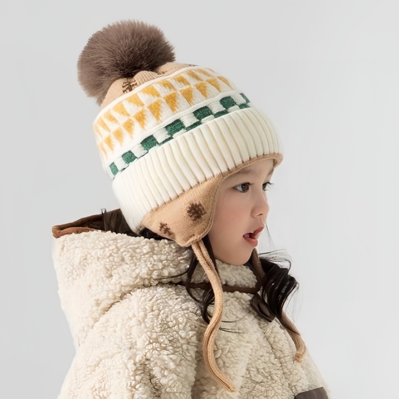 หมวกบีนนี่ป้องกันหูสำหรับเด็กท - Infant Beanie Hat With Ears บทวิจารณ์และราคา