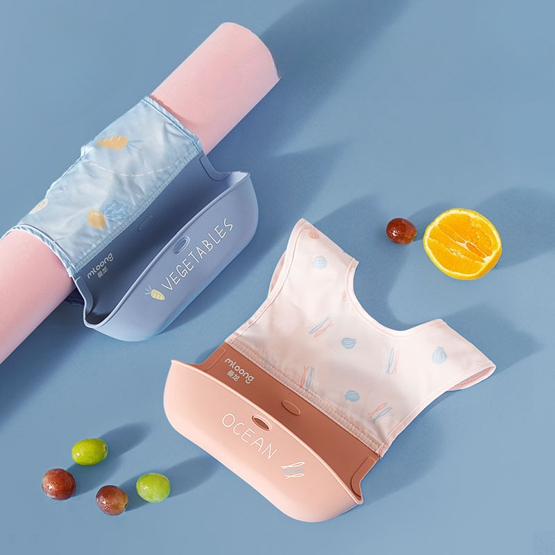 เด็กกันน้ํา Bib ผ้ากันเปื้อนเด - Waterproof Baby Bibs Silicone บทวิจารณ์และราคา