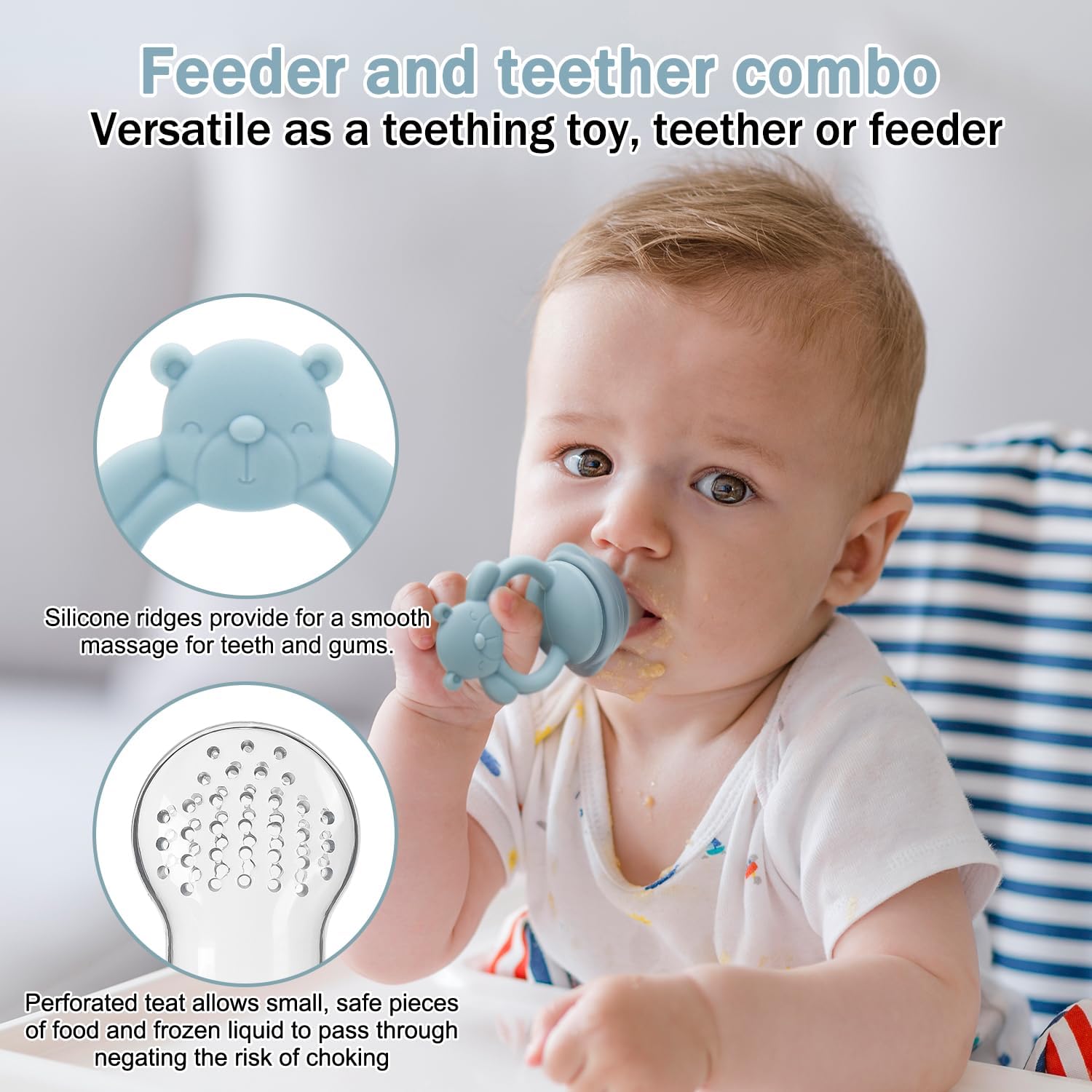 จุกนมหลอกสำหรับป้อนผลไม้และอาห - Feeding บทวิจารณ์และราคา