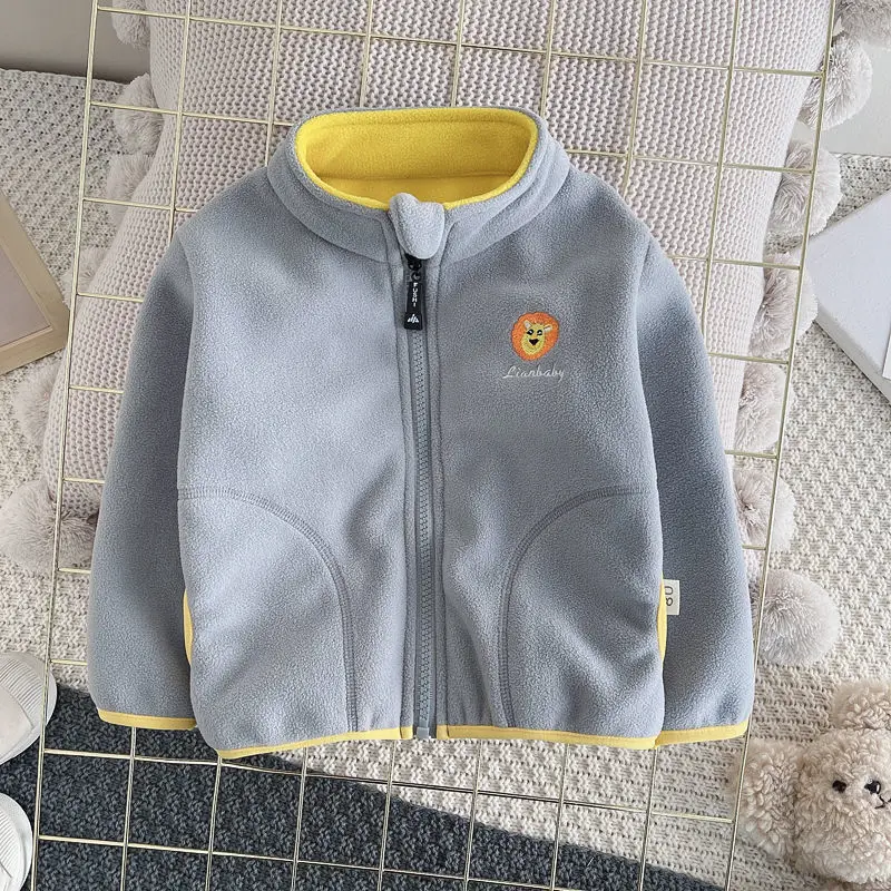 เด็กใหม่เด็กหญิง Polar ขนแกะเส - Toddler Boy Winter Fleece Jacket บทวิจารณ์และราคา
