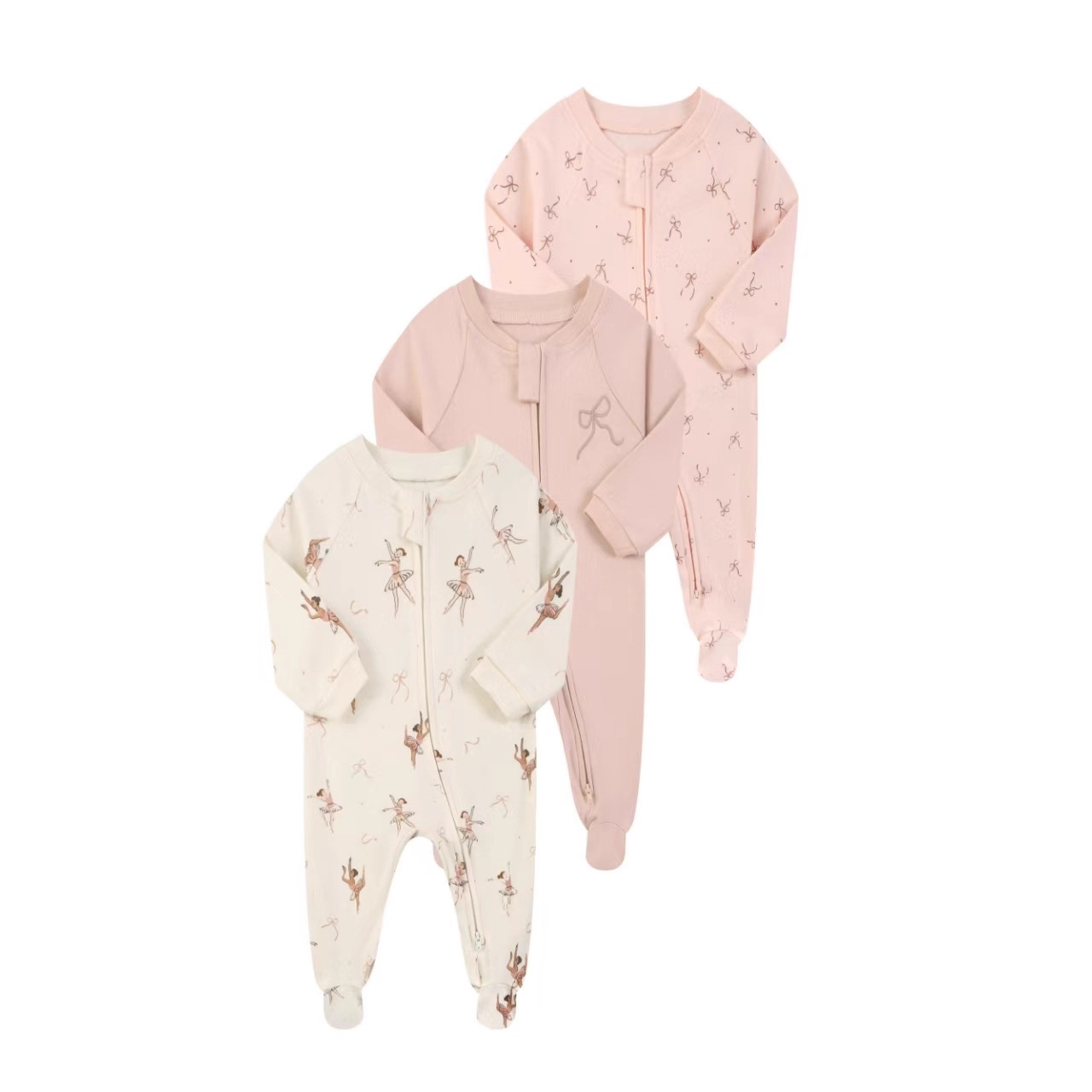 ชุดบอดี้สูทเด็กอ่อนแขนยาว Some - Cotton Baby Onesies Zipper บทวิจารณ์และราคา