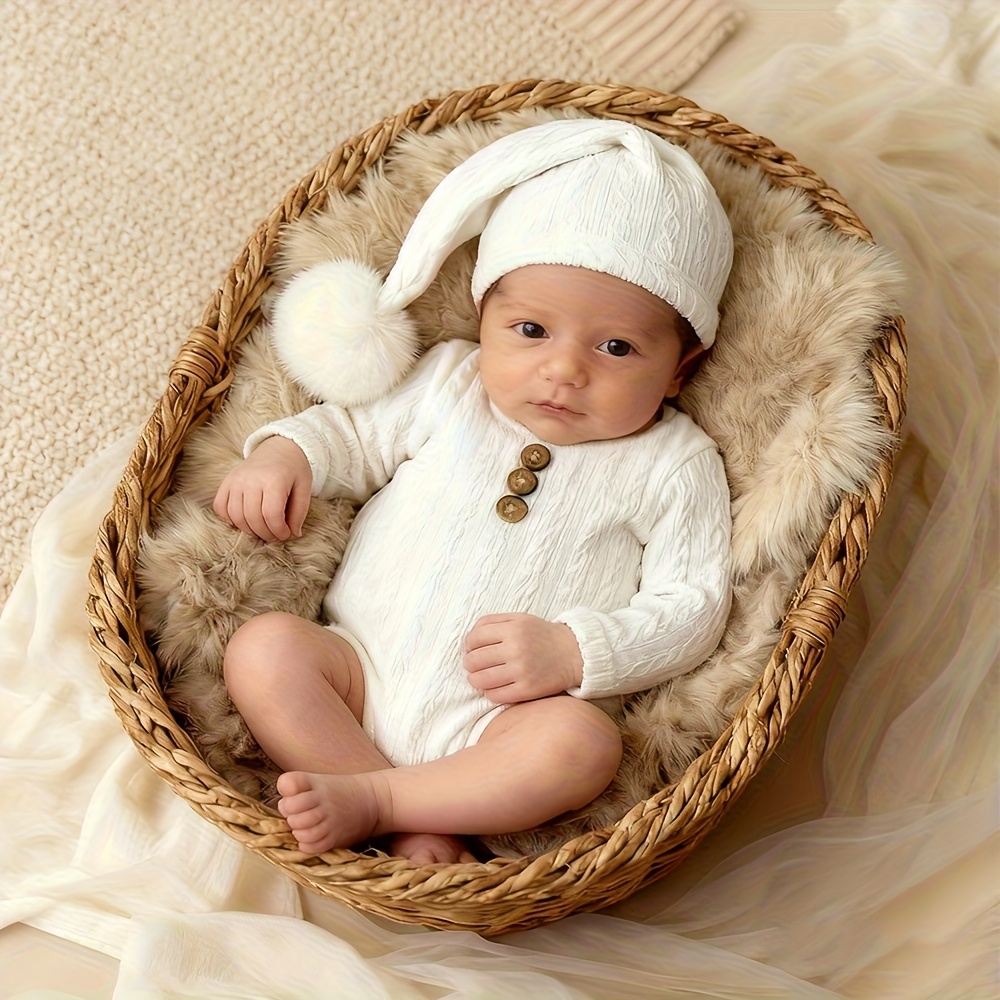ชุดถ่ายภาพทารกแรกเกิด ชุดรอมเป - Infant Photography Props Outfit บทวิจารณ์และราคา
