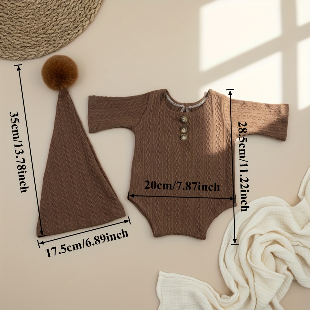 ชุดถ่ายภาพทารกแรกเกิด ชุดรอมเป - Infant Photography Props Outfit บทวิจารณ์และราคา