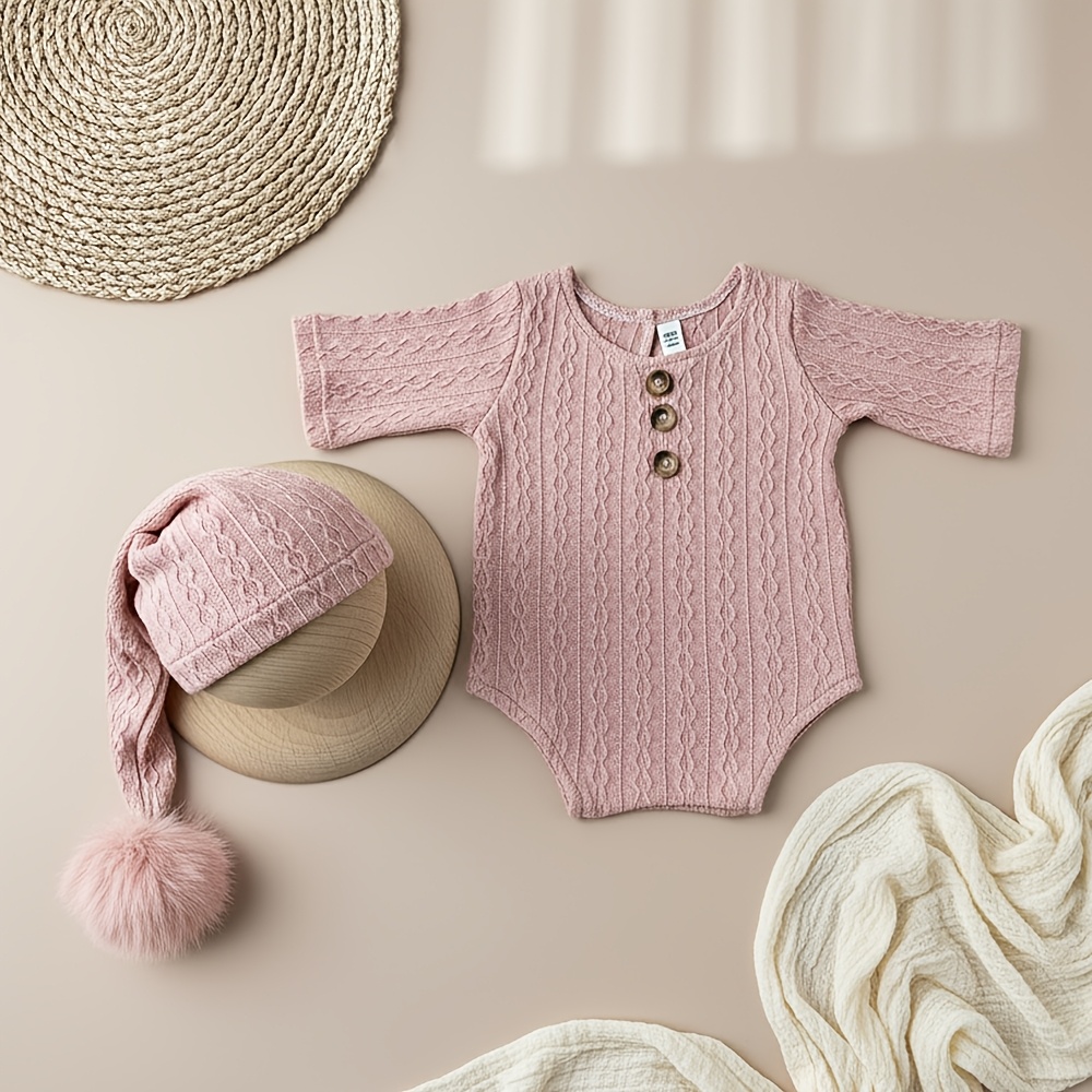 ชุดถ่ายภาพทารกแรกเกิด ชุดรอมเป - Infant Photography Props Outfit บทวิจารณ์และราคา