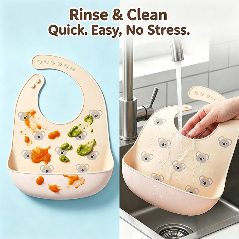 ผ้ากันเปื้อนซิลิโคนสำหรับเด็ก  - Waterproof Baby Bibs Silicone บทวิจารณ์และราคา
