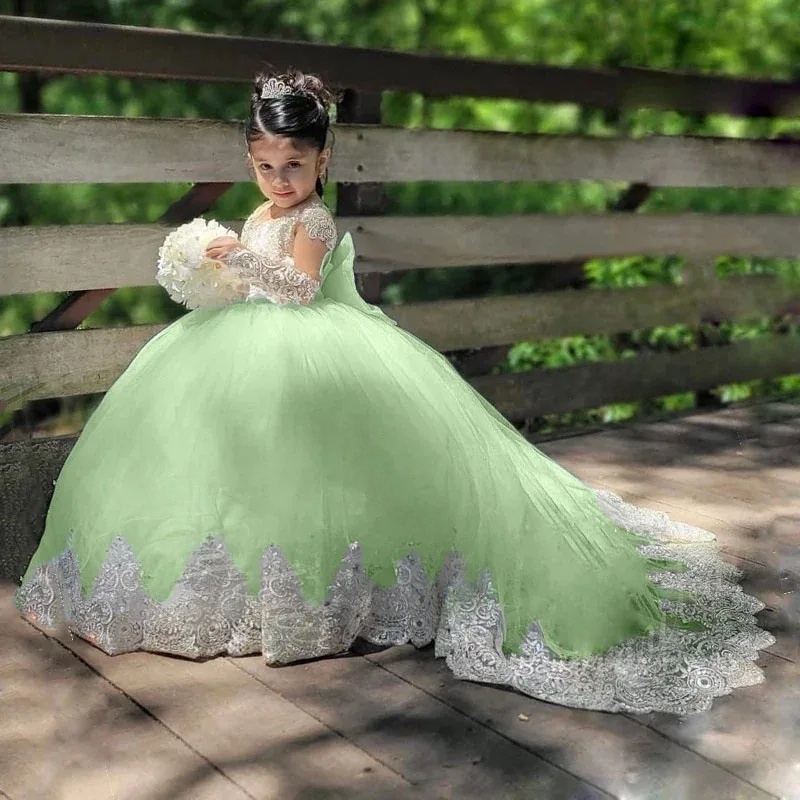 ชุดเดรสเจ้าหญิงสำหรับเด็กผู้หญ - Toddler Girl Tulle Party Dress บทวิจารณ์และราคา
