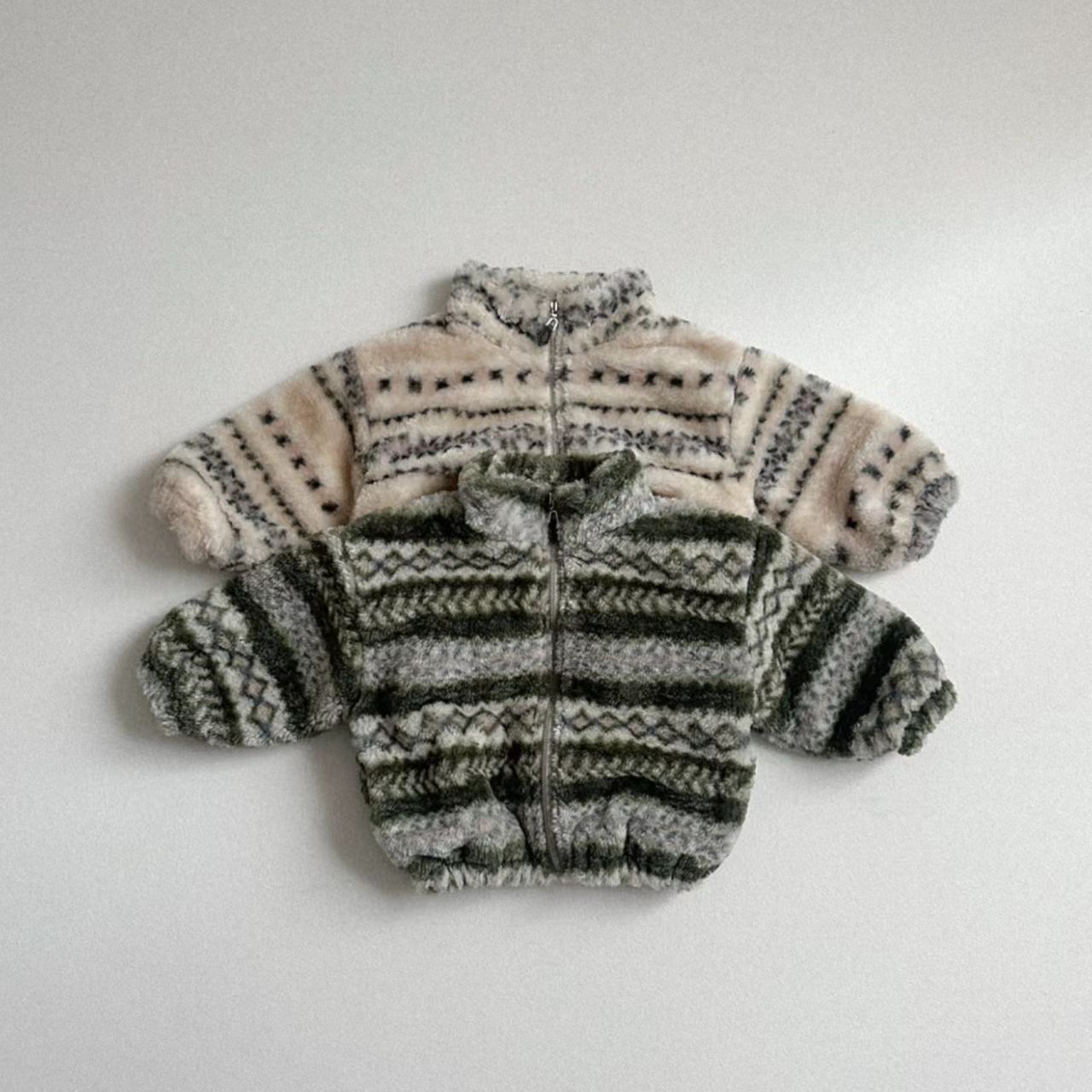 เสื้อโค้ทขนแกะอุ่นสำหรับเด็กทา - Toddler Boy Winter Fleece Jacket บทวิจารณ์และราคา