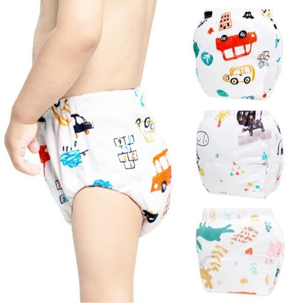 กางเกงฝึกขับถ่ายเด็กทารกผ้าฝ้า - Toddler Training Pants Leak Proof บทวิจารณ์และราคา