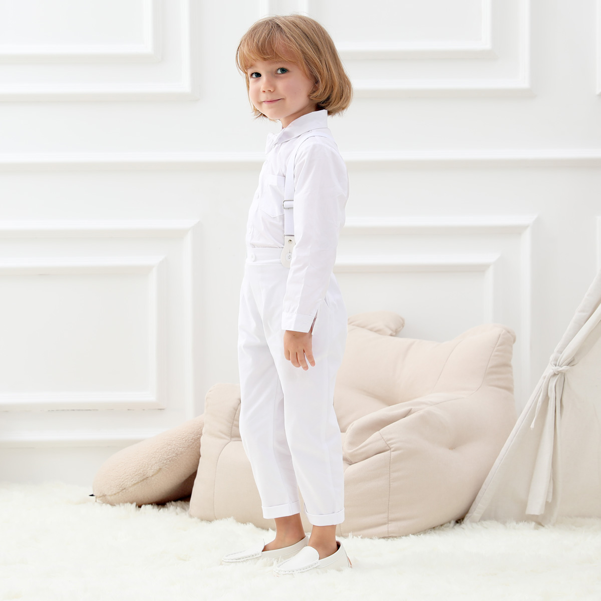 ชุดพิธีล้างบาปสำหรับเด็กวัยหัด - Baby Boy Suit Set Baptism บทวิจารณ์และราคา