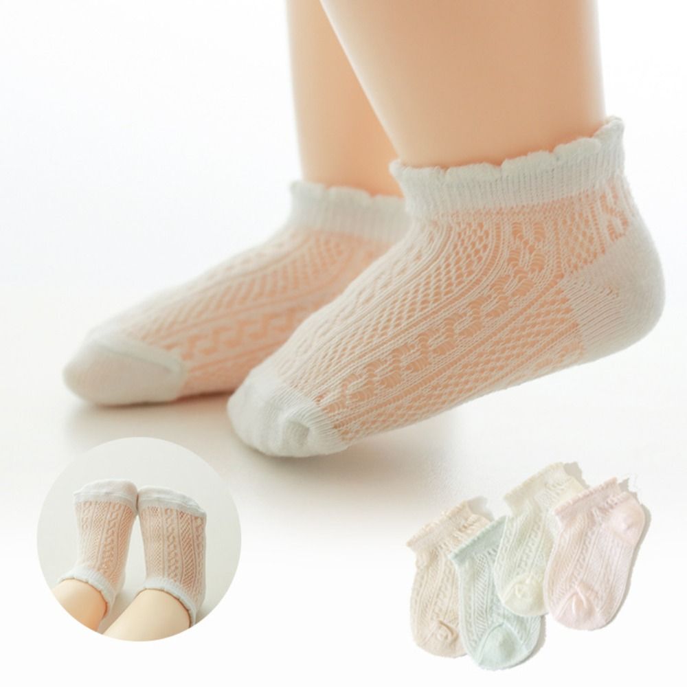 ถุงเท้าเด็กอ่อนแบบใหม่ 4 คู่ ถ - Unisex Baby Socks Non Slip บทวิจารณ์และราคา