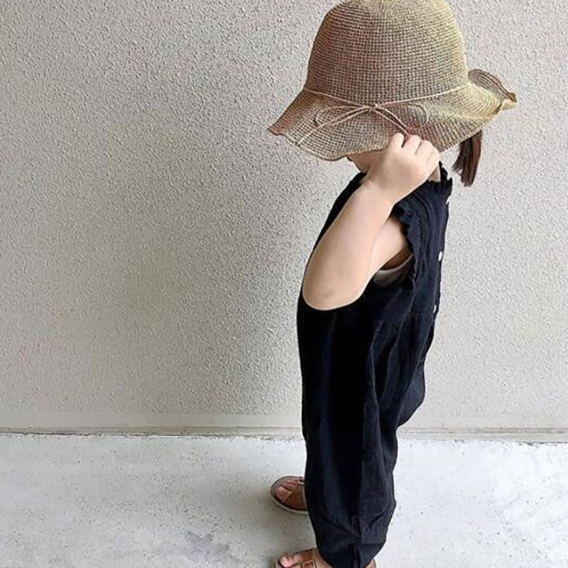 MILANCEL ฤดูร้อนเด็กทารกแขนกุด - Baby Summer Linen Sleeveless Jumpsuit บทวิจารณ์และราคา