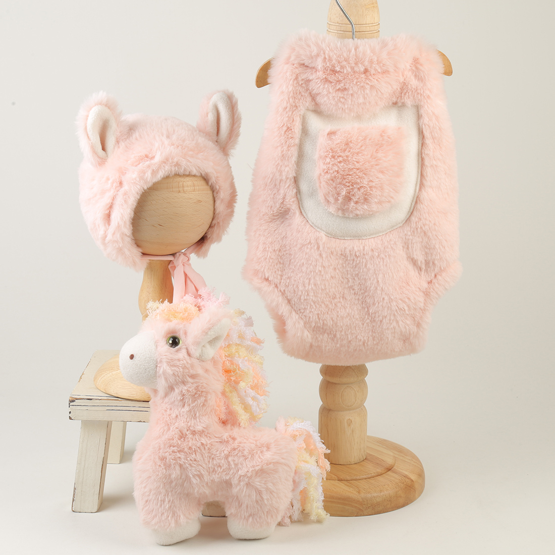 ชุดถ่ายภาพทารกแรกเกิดผ้าถักสีช - Infant Photography Props Outfit บทวิจารณ์และราคา