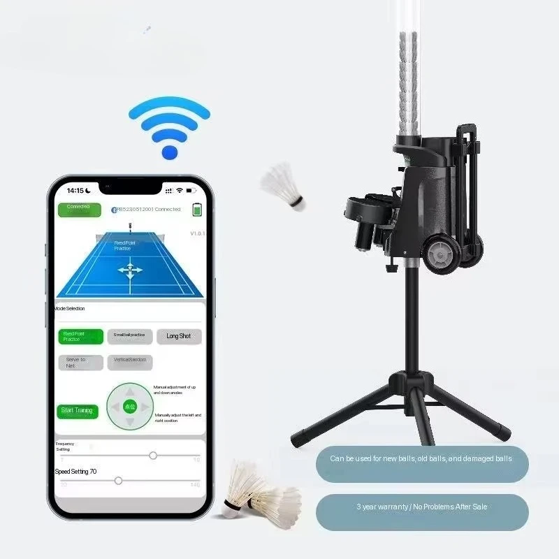 เครื่องเสิร์ฟแบดมินตันพกพา Pus - Feeding บทวิจารณ์และราคา