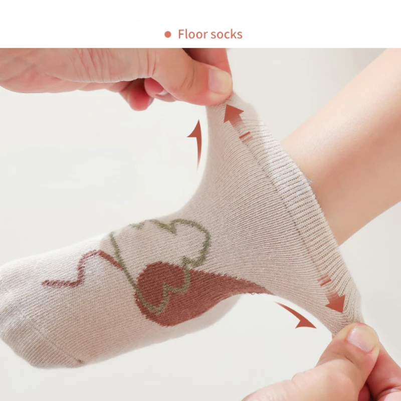 ฤดูใบไม้ร่วงใหม่ฤดูหนาว Kawaii - Unisex Baby Socks Non Slip บทวิจารณ์และราคา