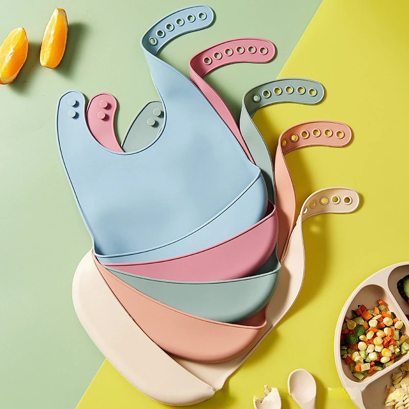 ผ้ากันเปื้อนซิลิโคนสำหรับเด็ก  - Waterproof Baby Bibs Silicone บทวิจารณ์และราคา
