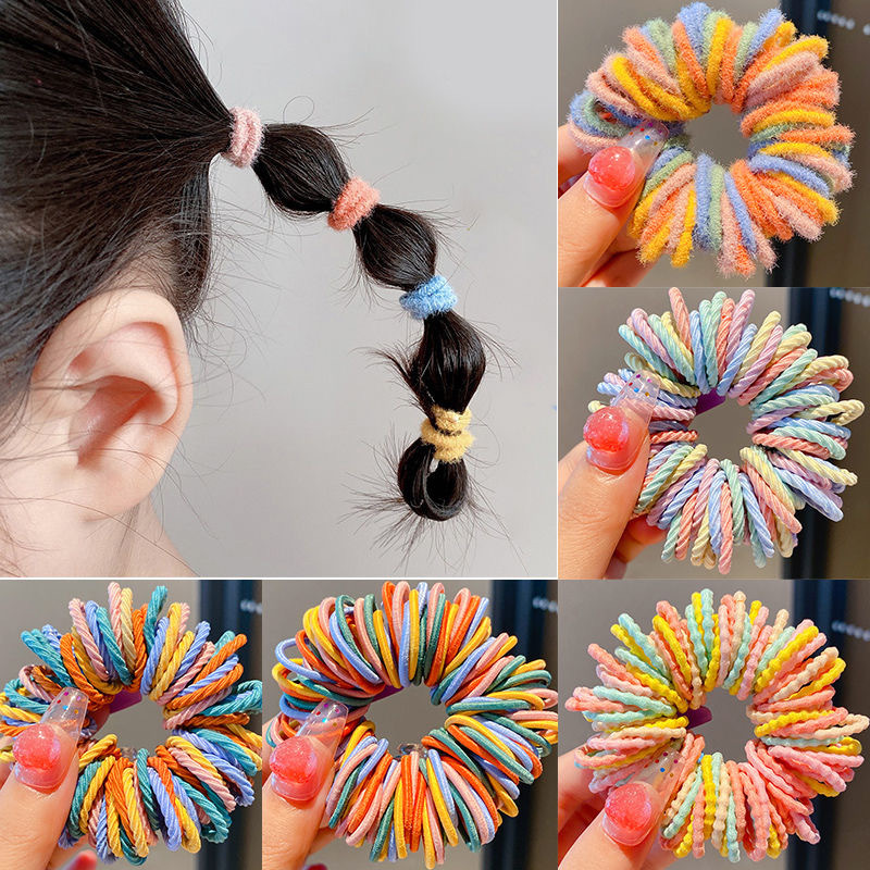 100Pcs ใหม่น่ารักสาวผมลูกอมสีย - Baby Gear บทวิจารณ์และราคา