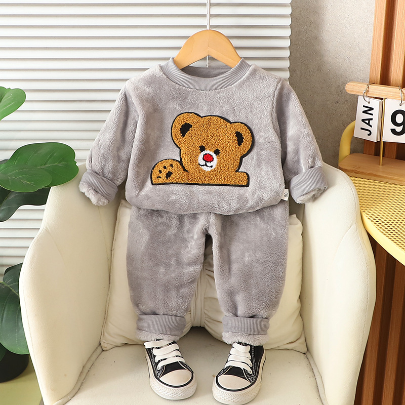 ฤดูหนาวใหม่เด็กทารกเสื้อผ้าเด็ - Toddler Boy Winter Fleece Jacket บทวิจารณ์และราคา