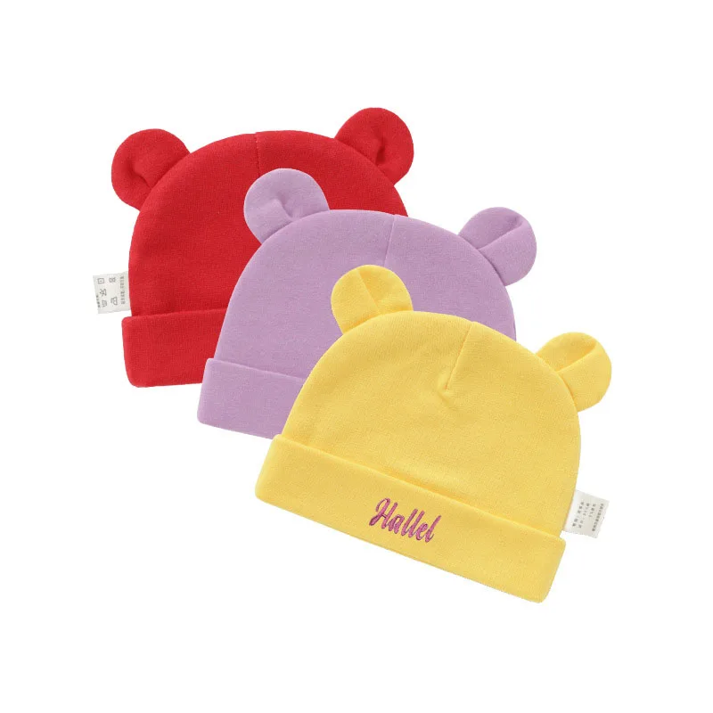 หมวกบีนนี่เด็กอ่อนแบบยูนิเซ็กซ - Infant Beanie Hat With Ears บทวิจารณ์และราคา