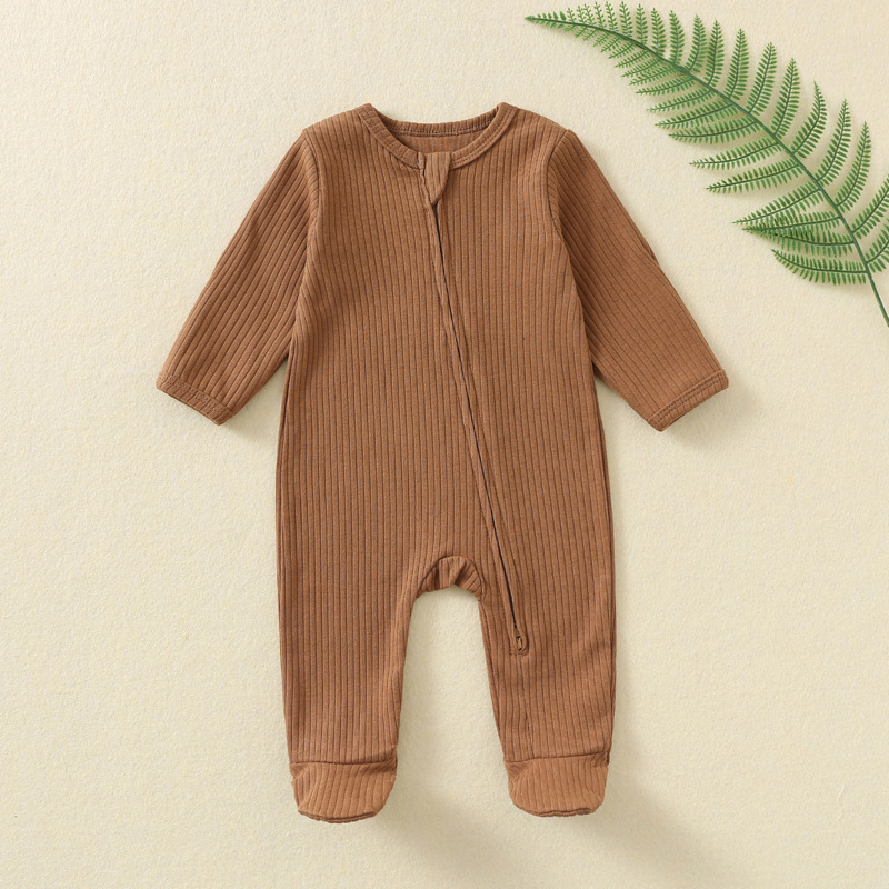 ชุดบอดี้สูทเด็กทารกสำหรับฤดูใบ - Cotton Baby Onesies Zipper บทวิจารณ์และราคา