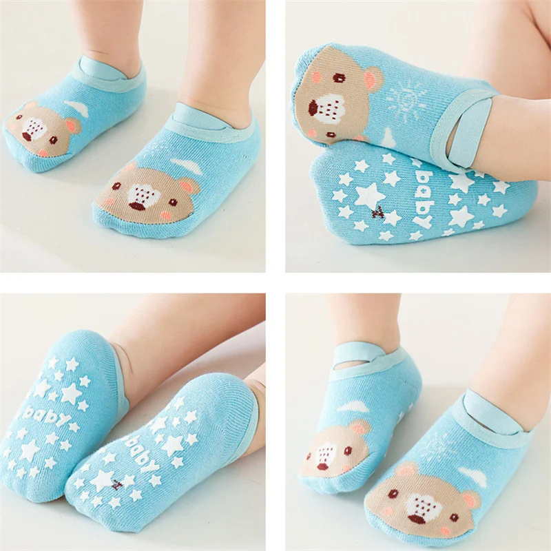 0-3Years ทารกแรกเกิดเด็กทารกถุ - Unisex Baby Socks Non Slip บทวิจารณ์และราคา
