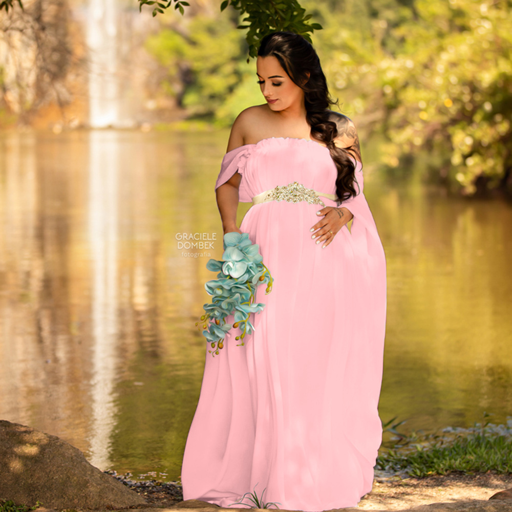 ชุดเดรสยาวสำหรับถ่ายภาพคนท้อง  - Maternity Wear บทวิจารณ์และราคา