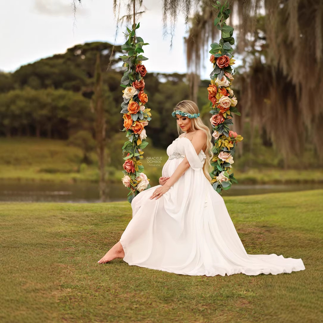 ชุดเดรสยาวสำหรับถ่ายภาพคนท้อง  - Maternity Wear บทวิจารณ์และราคา