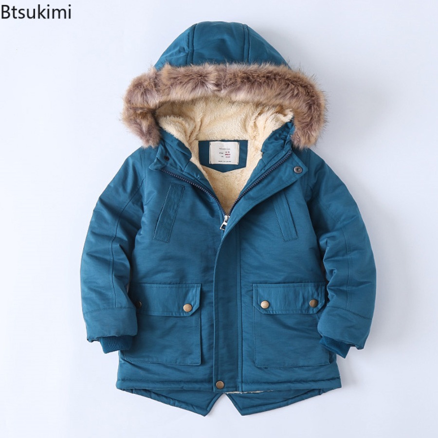 เสื้อโค้ทเด็กบุขนแกะหนานุ่ม แจ - Toddler Boy Winter Fleece Jacket บทวิจารณ์และราคา
