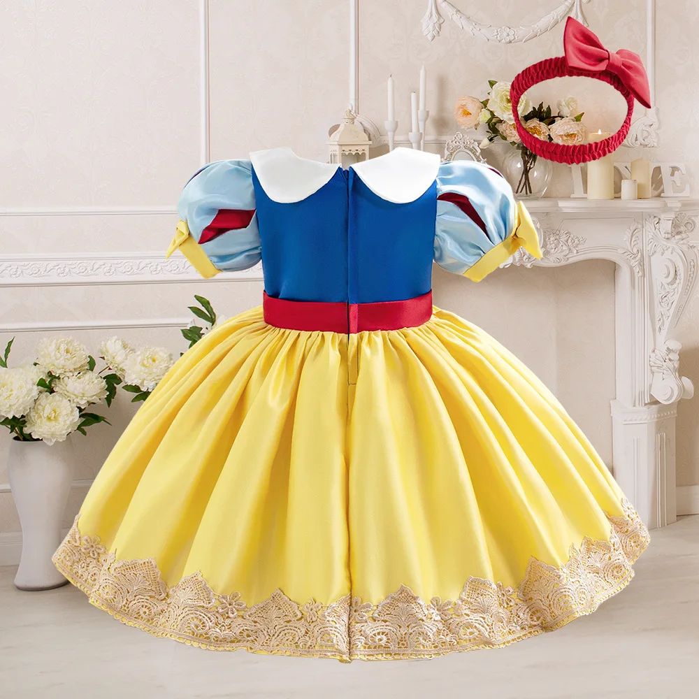 ชุดเดรสปาร์ตี้ Tutu สีเหลืองสำ - Toddler Girl Tulle Party Dress บทวิจารณ์และราคา